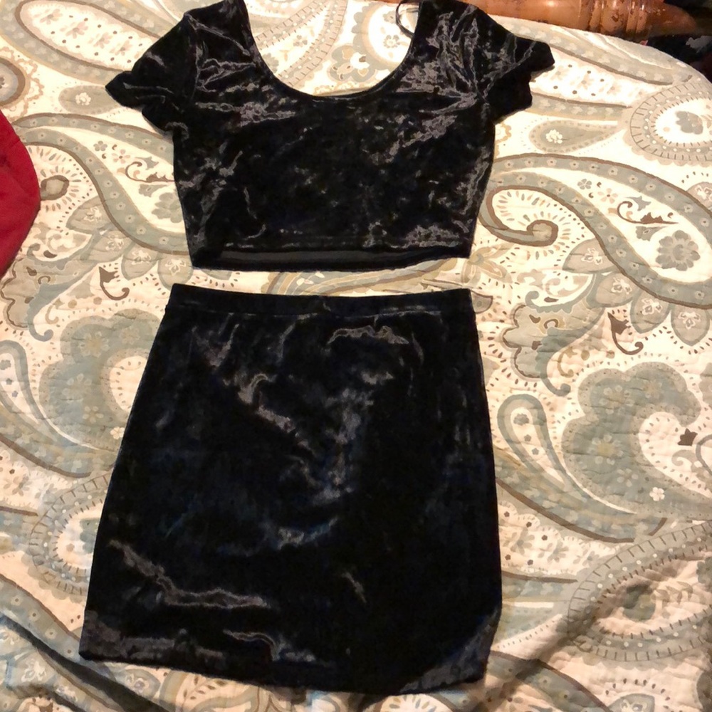 Velvet 2piece outfit